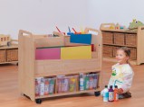 Knutsel Trolley B90xD40xH80 cm Esdoorn Dubbelzijdig Tangara Groothandel Kinderopvang en kinderdagverblijf inrichting02